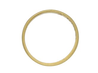 Gold posy ring, English berganza hatton garden