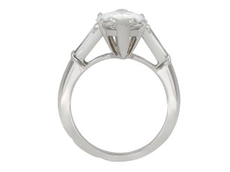 Boucheron marquise shape diamond ring, French hatton garden