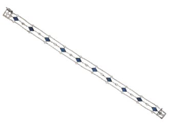 Sapphire and diamond bracelet berganza hatton garden