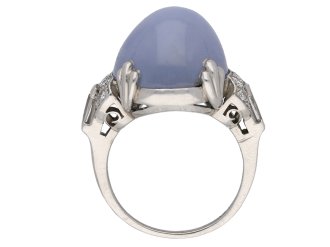 Ceylon star sapphire and diamond ring berganza hatton garden