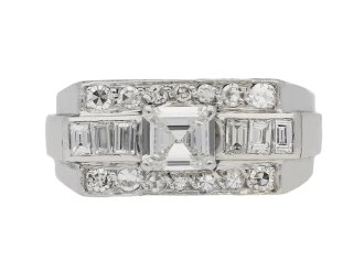  vintage Cluster diamond ring berganza hatton garden 