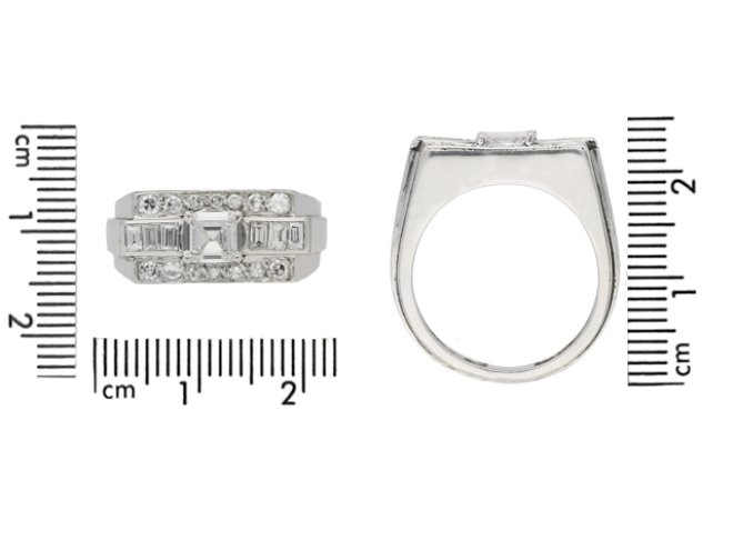  vintage Cluster diamond ring berganza hatton garden 