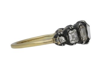Georgian seven stone diamond ring berganza hatton garden