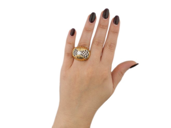 Diamond cocktail ring berganza hatton garden