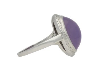 Star sapphire and diamond ring berganza hatton garden