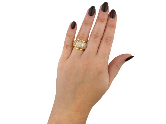 Old cut diamond ring, French berganza hatton garden