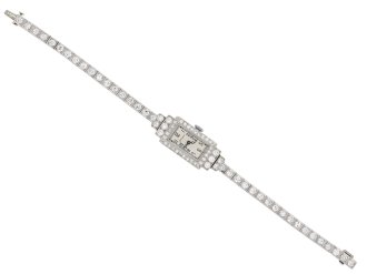 Gruen diamond set wristwatch berganza hatton garden