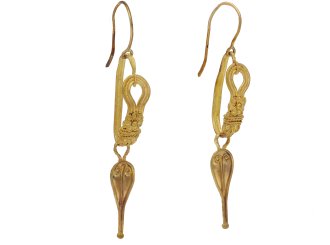 Ancient Roman earrings berganza hatton garden