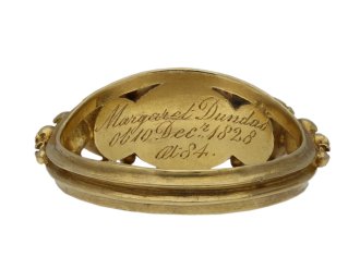 Georgian (For get me not)  memorial ring berganza hatton garden