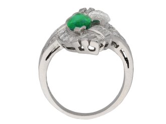 J. E. Caldwell emerald and diamond ring berganza hatton garden