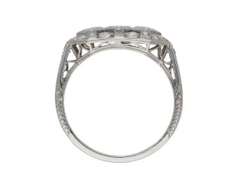 Art Deco diamond cluster ring berganza hatton garden