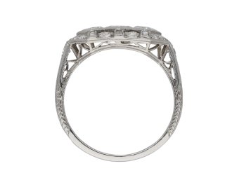 Art Deco diamond cluster ring berganza hatton garden