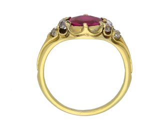 Victorian ruby and diamond ring hatton garden berganza