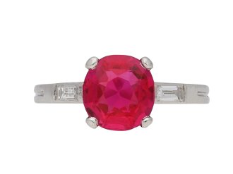 Burmese ruby diamond ring Boucheron berganza hatton garden