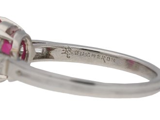 Burmese ruby diamond ring Boucheron berganza hatton garden