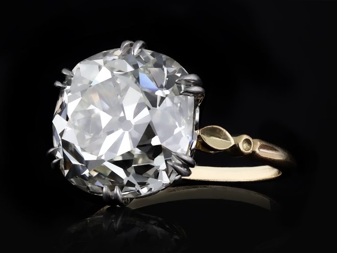 Old mine diamond solitaire ring, circa 1905 hatton garden
