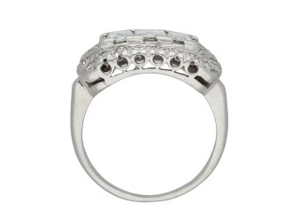 1930's diamond cluster ring, American hatton garden