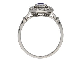 Sapphire and diamond ring berganza hatton garden