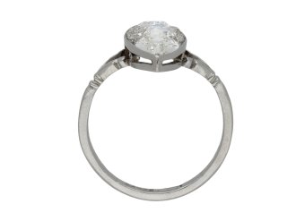 Marquise shaped diamond cluster ring berganza hatton garden
