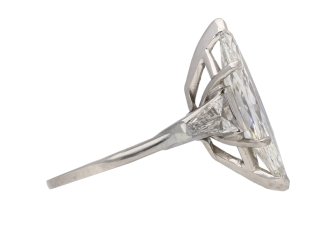 Vintage marquise shape diamond ring berganza hatton garden