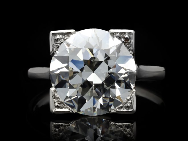 Art Deco solitaire diamond ring, circa 1935 hatton garden