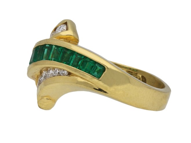 Krypell emerald and diamond ring berganza hatton garden