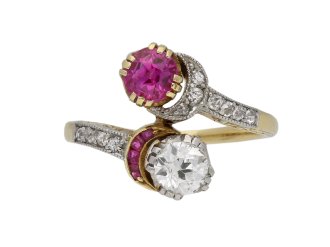 Burmese pink sapphire diamond ring berganza hatton garden