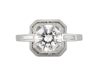 Art Deco diamond ring berganza hatton garden