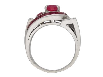 Oscar Heyman Brothers ruby diamond ring berganza hatton garden