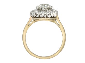 Edwardian diamond coronet cluster ring, circa 1910 hatton garden