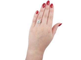 Edwardian diamond coronet cluster ring, circa 1910 hatton garden