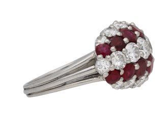 Cartier ruby and diamond ring berganza hatton garden