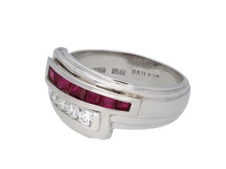 Bailey, Banks & Biddle ruby diamond ring berganza hatton garden