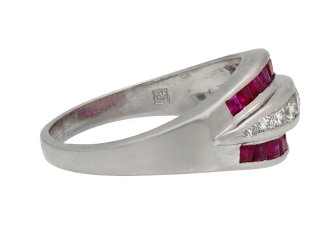 Ruby and diamond ring, American berganza hatton garden