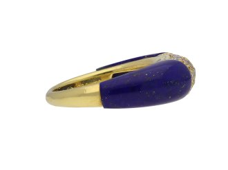 Van Cleef & Arpels diamond lapis ring berganza hatton garden