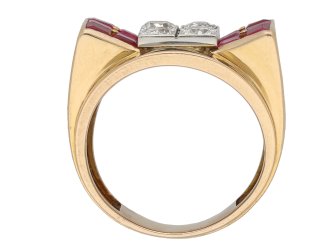 Mauboussin ruby and diamond cocktail ring berganza hatton garden