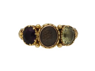 Georgian amethyst mourning ring berganza hatton garden