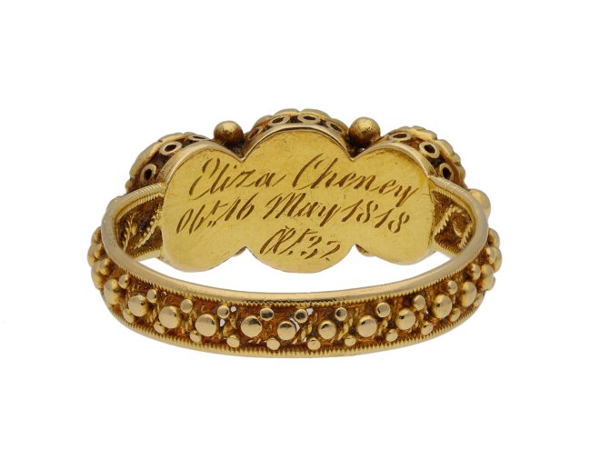 Georgian amethyst mourning ring berganza hatton garden