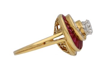 Oscar Heyman Brothers ruby diamond ring berganza hatton garden