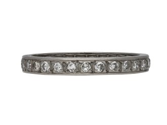 Vintage diamond eternity ring berganza hatton garden