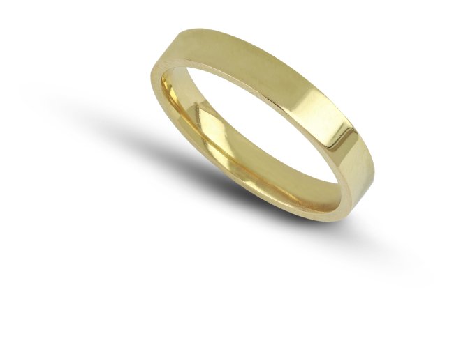 Gold wedding band, circa 1970.