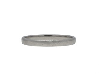 Vintage platinum wedding band hatton garden