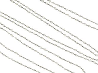 Pearl chain necklace in platinum hatton garden