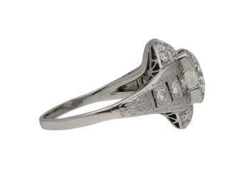 Old cut diamond cluster ring berganza hatton garden