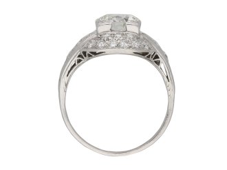 Old cut diamond cluster ring berganza hatton garden