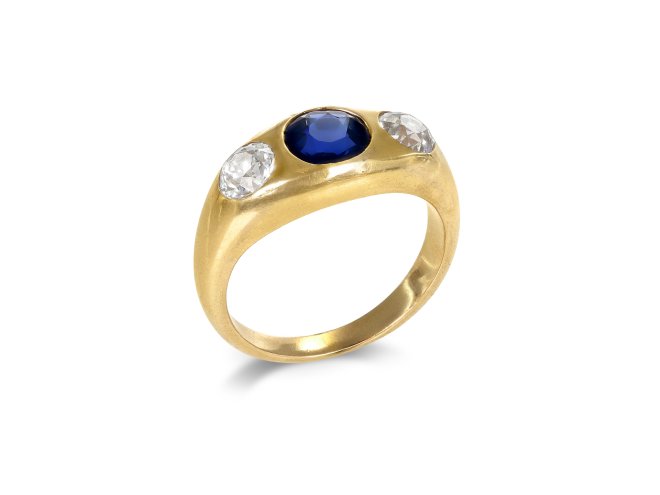 Black, Starr & Frost sapphire diamond ringberganza hatton garden