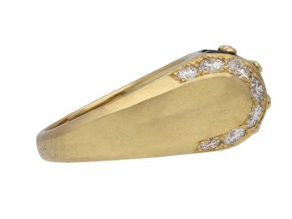Oscar Heyman Brothers sapphire diamond ring hatton garden berganza