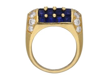 Oscar Heyman Brothers sapphire diamond ring hatton garden berganza