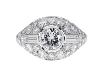 Boucheron Paris diamond cluster ring berganza hatton garden