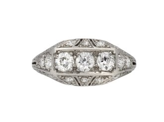 Tiffany & Co diamond cluster ring berganza hatton garden